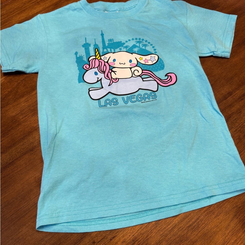 Delta Light Blue Cinamoroll - Unicorn Kids T-Shirt